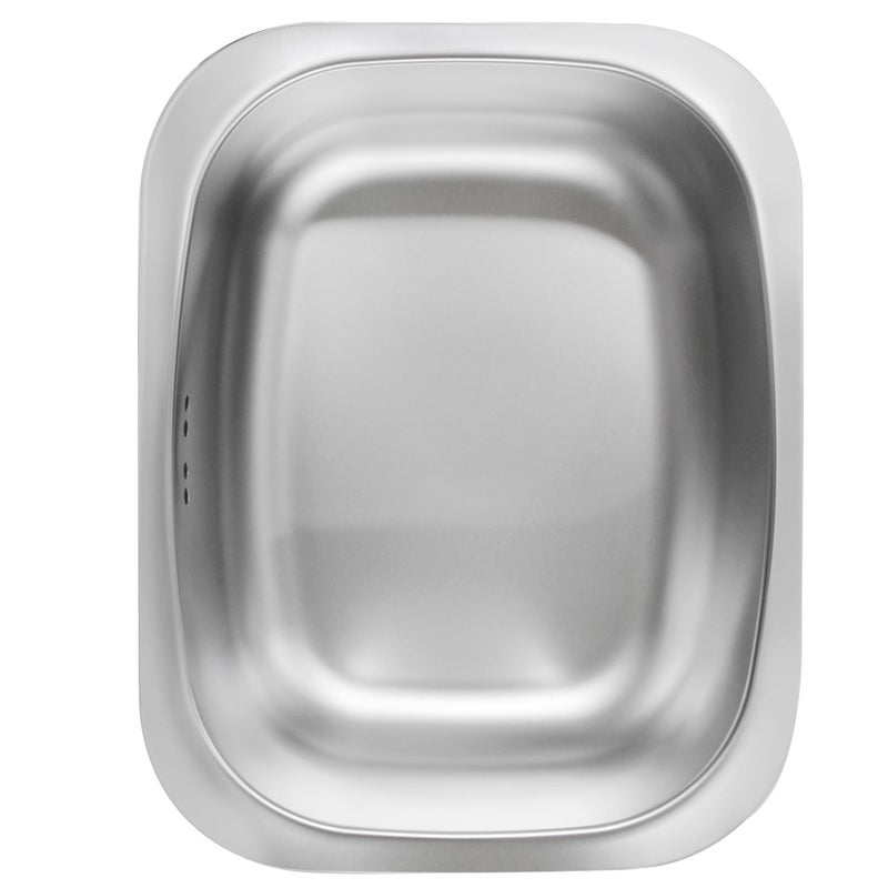 WANANG Stainless Steel Dishpan 9.9L/ Large Washing-up Bowl 9.9L, Multipurpose Kitchen Sink Bowl, Dish Tub, Vegetable Washing Basin (15.35L x 11.8W x 4.72H inches) - Image 1